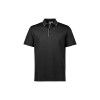 Mens Focus Short Sleeve Polos Black White